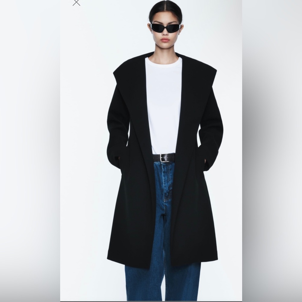 Zara Soft Hooded Coat